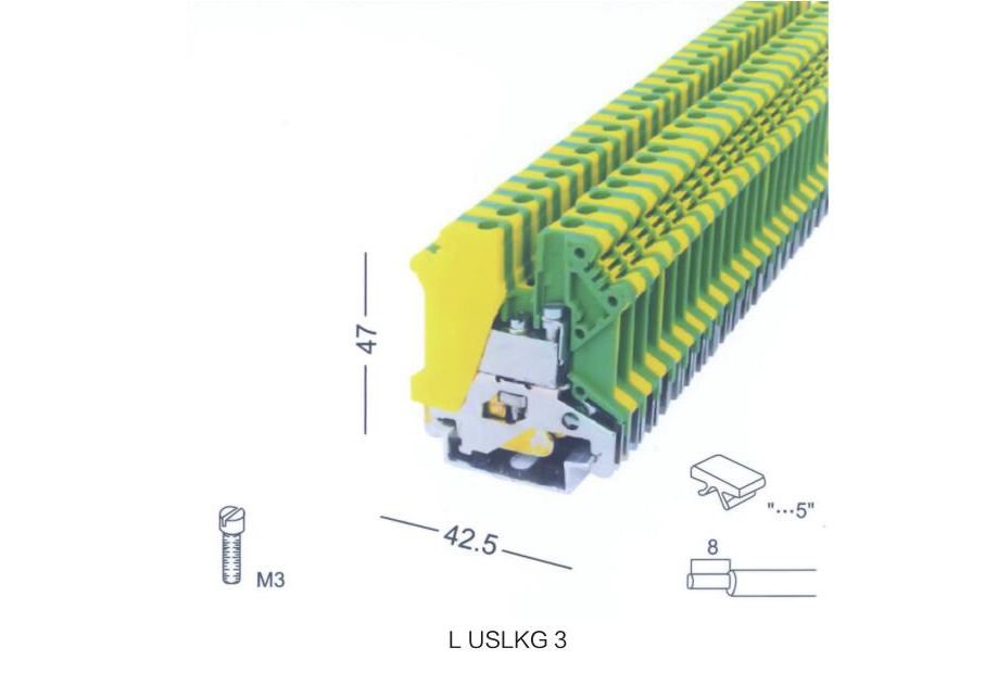 F02通用型接地端子（LUSLKG）系列